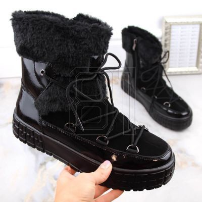 11. Filippo W PAW475A isolierte Plateaustiefeletten aus Leder, schwarz
