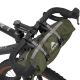 12. MSR Hubba Hubba Bikepack 2-Personen-Dreieckszelt, grün, rot, weiß