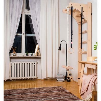 62. TRAININGSZUBEHÖR IN NATURHOLZFARBE BANCHK A204