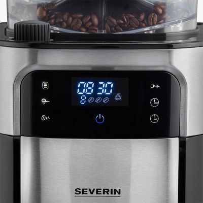 4. Kaffeemaschine mit Mahlwerk und Thermobecher SEVERIN KA 4814