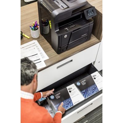 39. HP 80X Schwarz LaserJet-Tonerkassette mit hoher Kapazität, Original-Tonerkartusche 1 Stk. Original Schwarz