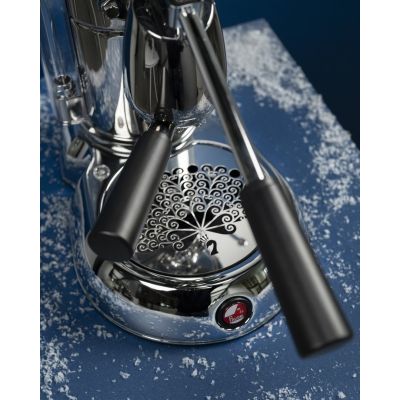 16. La Pavoni Milano manueller Hebel-Espressokocher, silber