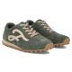 4. Damen-Lederschuhe, Wildleder-Sneaker, grün, Filippo DP7961