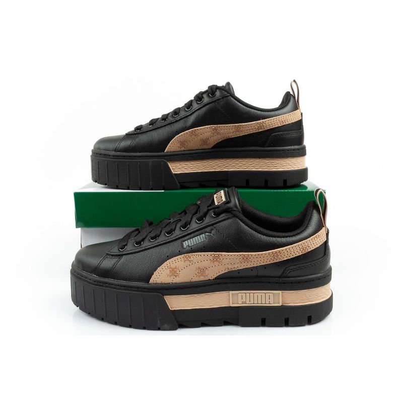 10. Puma Mayze Damen Sportschuhe Sneakers Plateau schwarz modisch