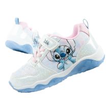 Leomil Kinder-Sportschuhe, Sneaker, Stitch Light mit Klettverschluss, blaue LED-Beleuchtung