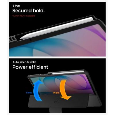 12. Spigen Rugged Armor Pro Hülle für Samsung Galaxy Tab S12+ 12.6" - mattschwarz