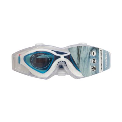 3. Crowell GS20 Flo Schwimmbrille Weiß und Blau