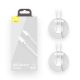 10. Baseus Simple Wisdom Lightning / USB-C Kabel 20W 1,5 m 2 Stück - Weiß