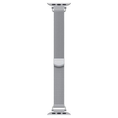 4. Spigen WBM4 Armband für Apple Watch (40 / 41 / 42 mm) – Silber