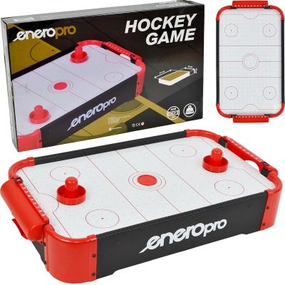 8. Tisch-Airhockeyspiel 51x31x10cm Schwarz Enero Pro