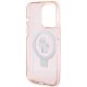6. Karl Lagerfeld KLHMP15LHMRSKCP iPhone 15 Pro 6,1" rosa/rosa Hardcase Ringständer Karl&Choupette MagSafe