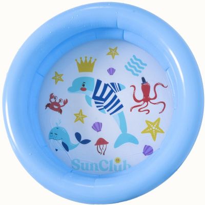 4. Kinderpool mit 2 Ringen, 76 x 20 cm, 57157, Blau