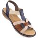 24. Bequeme Rieker W RKR662 mehrfarbige Sandalen