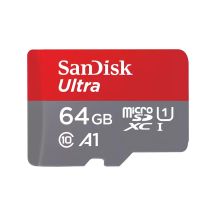 SANDISK ULTRA microSDXC 64 GB 140 MB/s + SD-Adapter