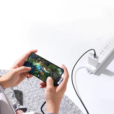 2. Ugreen US385 USB-A / USB-C 90º 5Gb/s 3A 1m abgewinkeltes Kabel - Schwarz