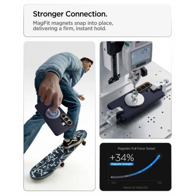 10. Spigen Nano Pop Mag MagSafe Hülle für Samsung Galaxy S26 Ultra - Blau