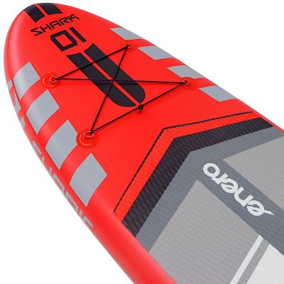 14. SET - SUP-BOARD 150KG AUFBLASBAR ENERO 320x81x15CM SHARK