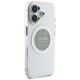 4. Guess IML Metal Colored Circle Classic Logo MagSafe Hülle für iPhone 16 - Grau