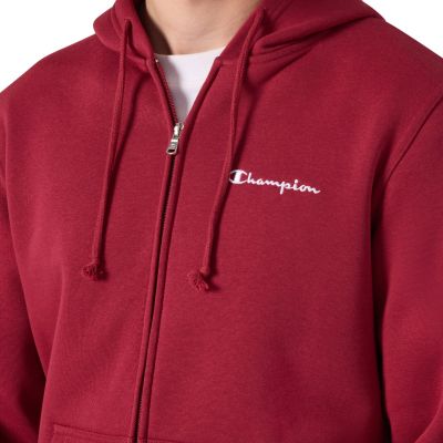 4. Herren-Sweatshirt Champion Hooded Full Zip Sweatshirt rot 221794 RS508