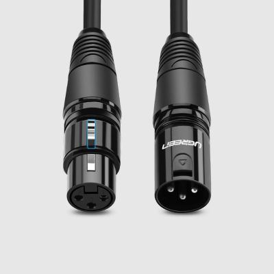 2. Ugreen AV130 66717 Audio-XLR (weiblich) – XLR (männlich) Kabel für Mikrofon/Verstärker 2 m – schwarz