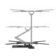 3. MACLEAN TV-HALTERUNG, max. 23–65", max. Gewicht 30 kg, universell, max. VESA 400x400 MC-759 N