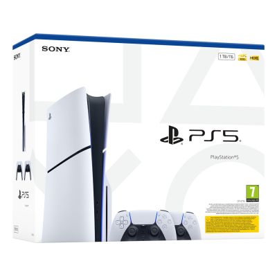 3. SONY PS5 Slim 1TB Konsole + Controller weiß