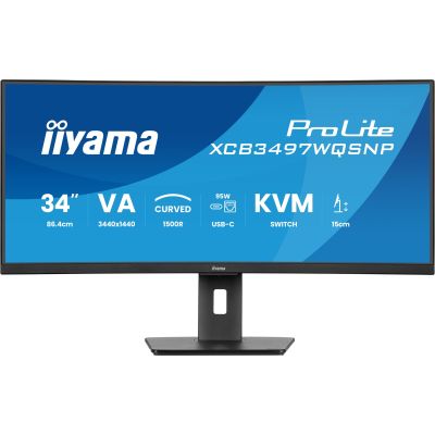 30. iiyama XCB3497WQSNP-B1 34"-Monitor - Flachbildschirm - 86,4 cm