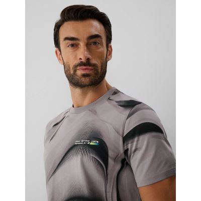 4. Herren-T-Shirt mit Aufdruck, regulär, Größe 4F 4FRAW26TTSHM4668-20A