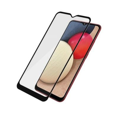 2. PanzerGlass E2E Super+ antibakterielles Panzerglas für Samsung Galaxy A02s – mit schwarzem Rahmen