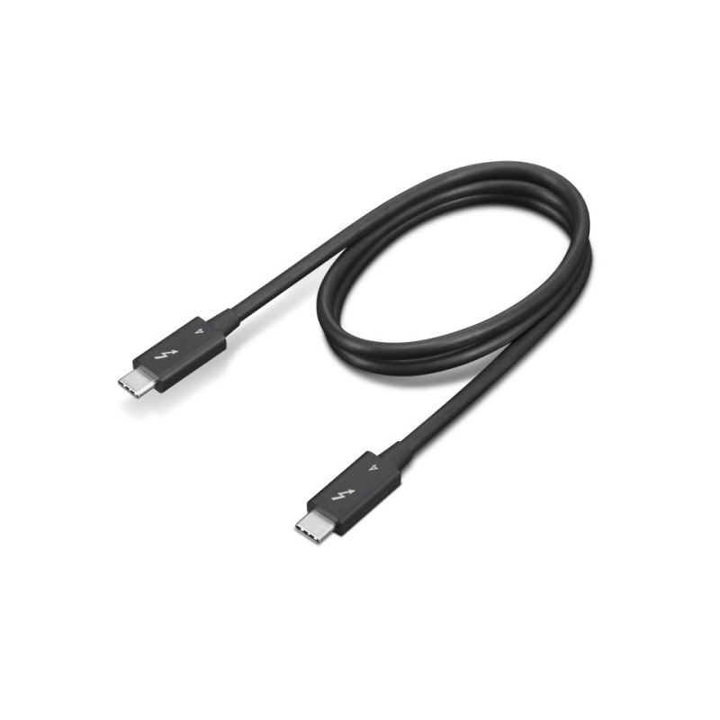 Lenovo 4X91K16968 Thunderbolt-Kabel 0,7 m 40 Gbit/s Schwarz