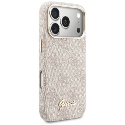 4. Guess 4G Script MagSafe Hülle für iPhone 17 Pro Max – Pink