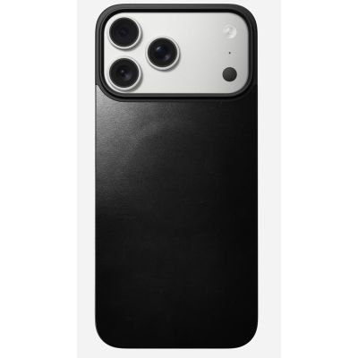 5. NOMAD Magnetische Lederrückseite - Magnetische Hülle für iPhone 18 Pro Max / 17 Pro Max, MagSafe-kompatibel, Horween-Leder (schwarz)