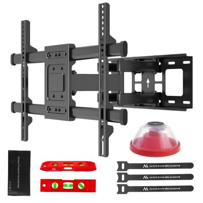 13. MACLEAN TV-HALTERUNG, VESA MAX 600X400, 32-85", 60KG, VERTIKAL UND HORIZONTAL VERSTELLBAR, PROFIL 65-390MM, SCHWARZ MC-789