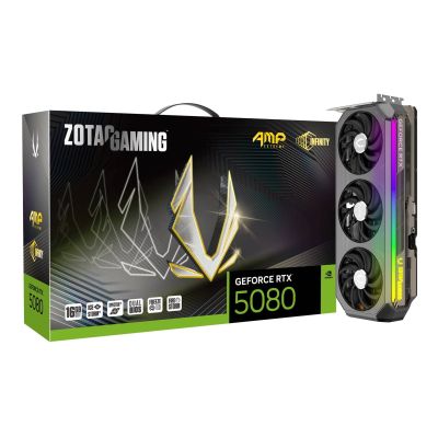 8. ZOTAC GAMING GeForce RTX 5080 16GB AMP Extreme INFINITY Grafikkarte