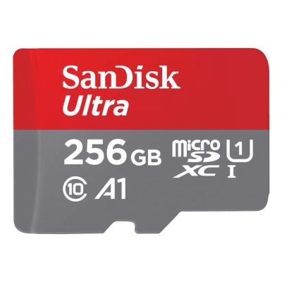3. SANDISK ULTRA microSDXC 256 GB 150 MB/s+ SD-Adapter