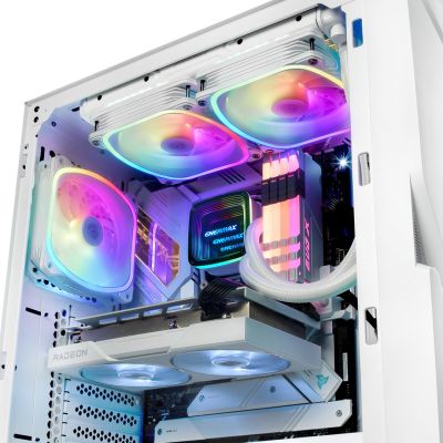 9. Enermax Aquafusion ADV 240mm RGB Flüssigkeits-CPU-Kühler Weiß