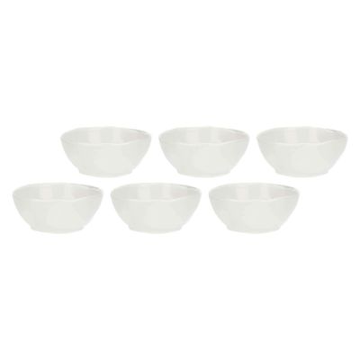 LA PORCELLANA BIANCA LUNIA Set mit 6 Schüsseln 12 cm
