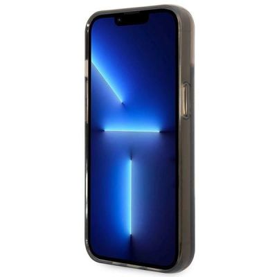 5. Guess GUHCP14MLFCTPK iPhone 14 Plus 6,7" schwarz/schwarze Hardcase Liquid Glitter Palm Collection