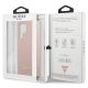 8. Guess GUHCS23LLSLMGPP S23 Ultra S918 pink/pink Hardcase Silikon Script Metal Logo
