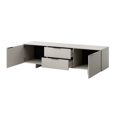 2. TV-Schrank 2D2S ALMA 180x41,5xH55 Kaschmir