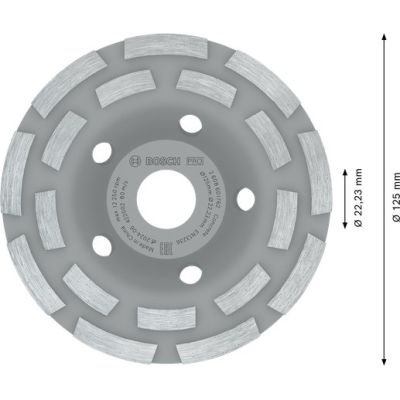 10. Bosch 2 608 601 762 Winkelschleiferelement Schleifplatte