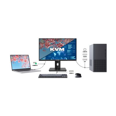 7. JAPANNEXT Monitor 54,6 cm JN-I215FLFHSP-C65W 16:9 HDMI/USBC FHD