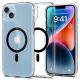 Spigen Ultra Hybrid Mag Case mit MagSafe für iPhone 14 Plus – Transparent und Schwarz