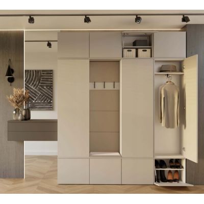 7. Kleiderschrank HAGA IV 3SZ1W Kaschmir