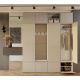 7. Kleiderschrank HAGA IV 3SZ1W Kaschmir