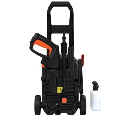 3. Black & Decker BEPW1650-QS Kompakt-Hochdruckreiniger, elektrisch, 330 l/h, Orange
