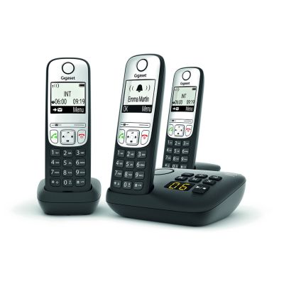 2. Gigaset A690 A Trio Schnurlostelefon - DECT Schnurlostelefon schwarz