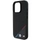 6. BMW M Perforierte Tricolor Line MagSafe Hülle für iPhone 16 Pro - Schwarz