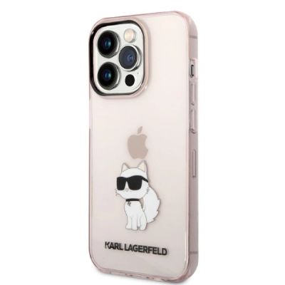2. Karl Lagerfeld KLHCP14LHNCHTCP iPhone 14 Pro 6.1" pink/pink Hardcase Ikonik Choupette