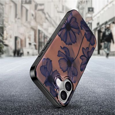 7. Tech-Protect Lamano MagSafe Hülle für iPhone 17 - braun-lila